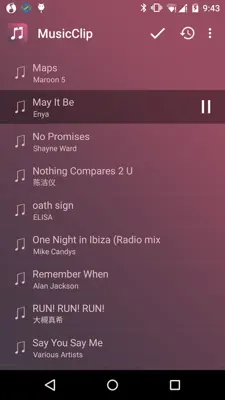 MusicClip android App screenshot 4