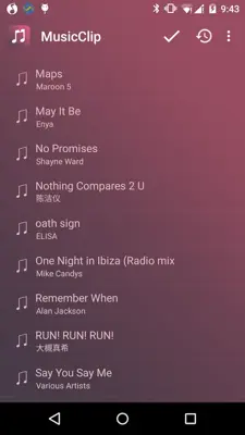 MusicClip android App screenshot 5